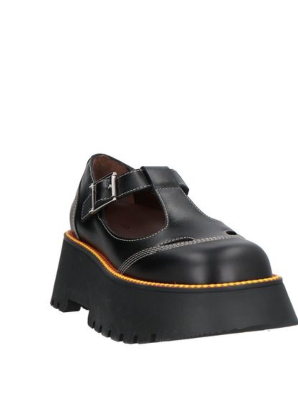 BURBERRY Black Platform Mary Jane Shoes with Buckle - Picture 9 of 14